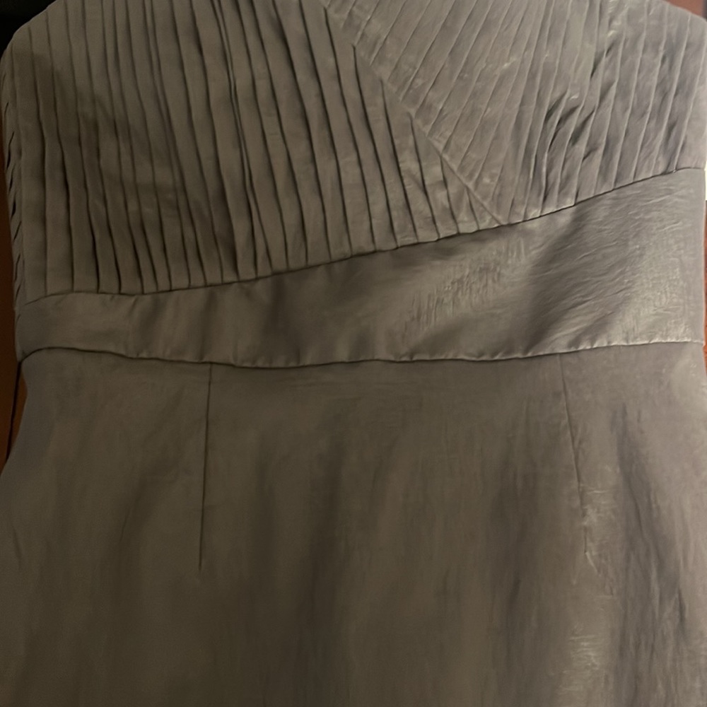 Bcbg Generation Gray Dress With Subtle Shimmer/Me… - image 6